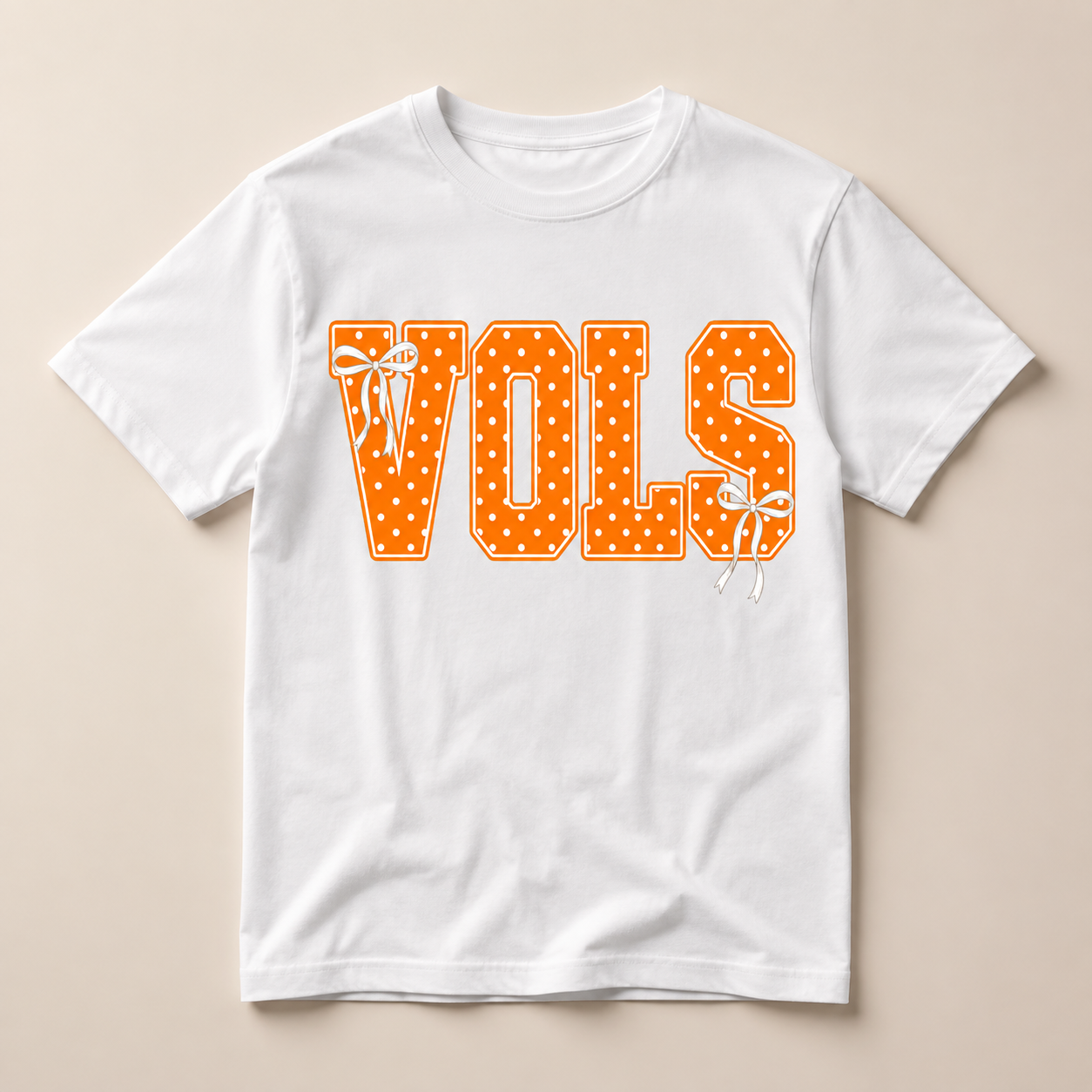 Polka Dot Patterned Vols DTF Transfer