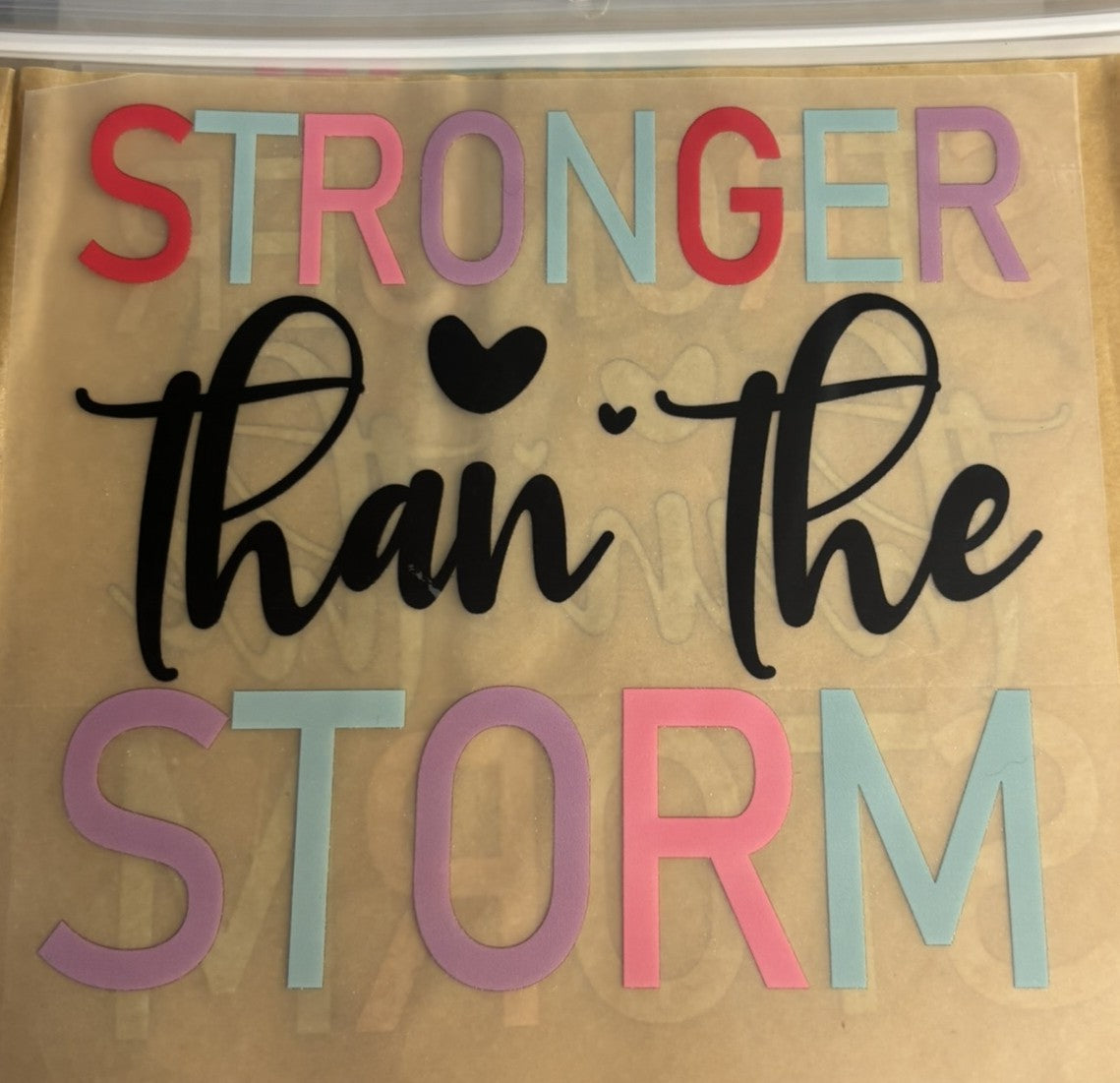 Stronger Than the Storm DTF