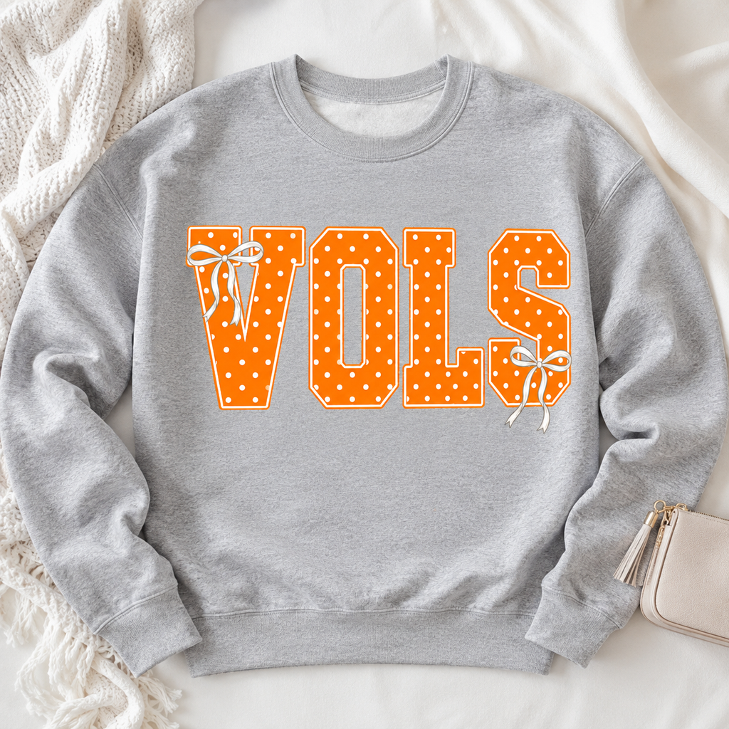 Polka Dot Patterned Vols DTF Transfer