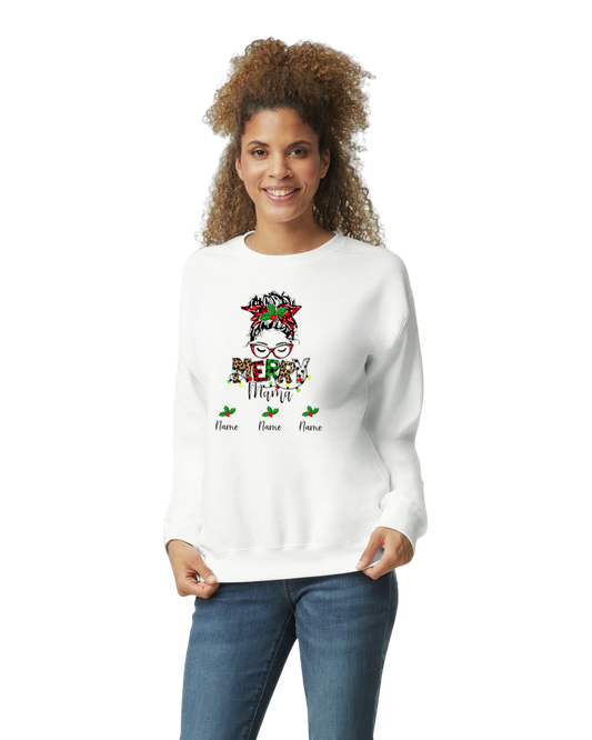 Messy Mom Bun Sweater- Custom